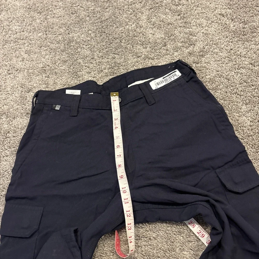 Carhartt FR 34x34 FLAME RESISTANT Navy Blue Cargo Work Pants 344-20 Rare FR